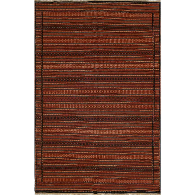 Persian Kilim Hand-Woven Wool Kilim IVA0024248 - Natalia Rugs