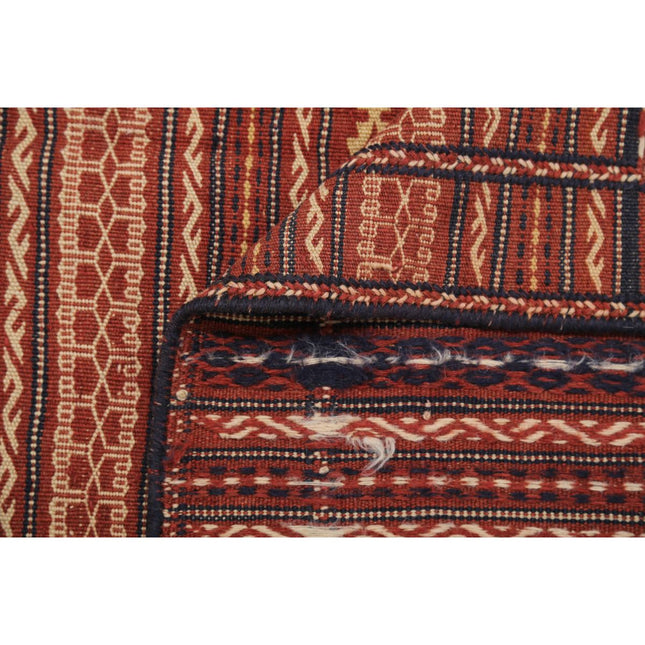 Persian Kilim 6' 5" X 9' 7" Wool Hand-Woven Kilim 6' 5" X 9' 7" (196 X 292) / Multi / Multi