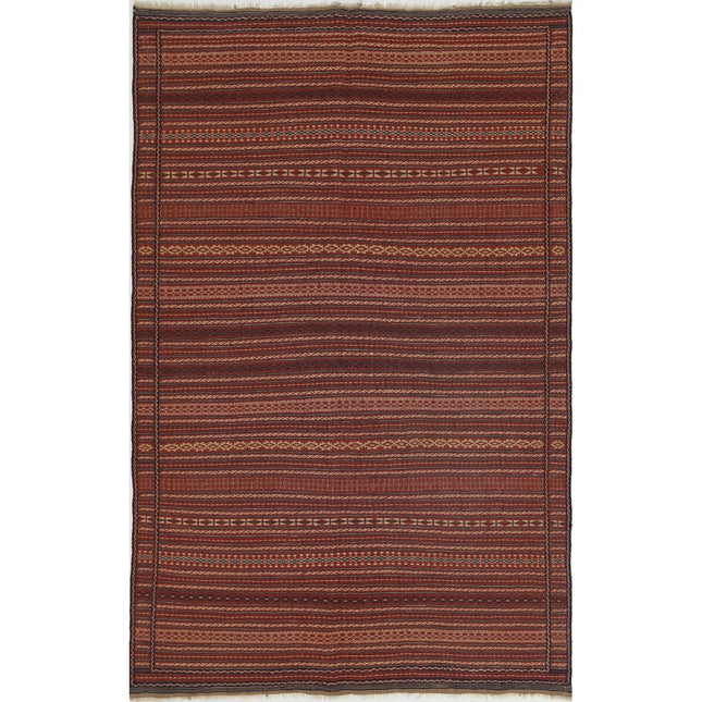 Persian Kilim Hand-Woven Wool Kilim IVA0024249 - Natalia Rugs
