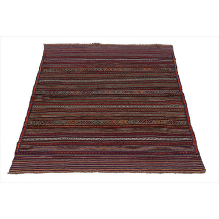 Persian Kilim 3' 1" X 4' 8" Wool Hand-Woven Kilim 3' 1" X 4' 8" (94 X 142) / Multi / Multi