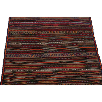 Persian Kilim 3' 1" X 4' 8" Wool Hand-Woven Kilim 3' 1" X 4' 8" (94 X 142) / Multi / Multi