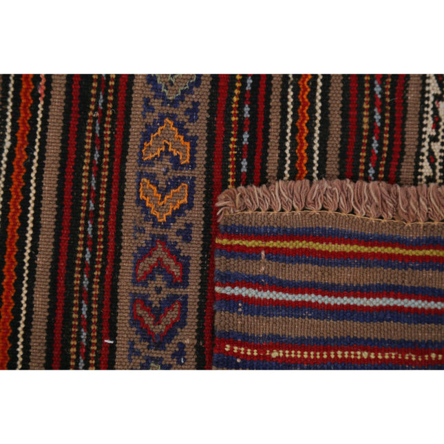 Persian Kilim 3' 1" X 4' 8" Wool Hand-Woven Kilim 3' 1" X 4' 8" (94 X 142) / Multi / Multi