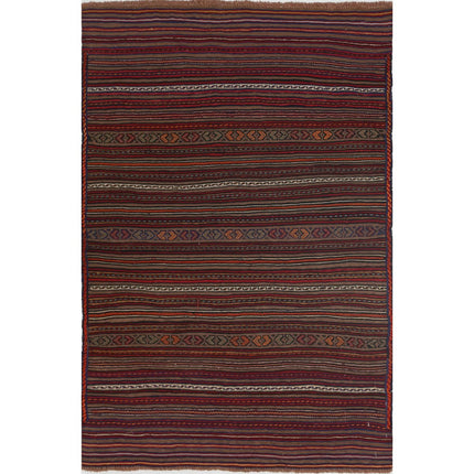 Persian Kilim Hand-Woven Wool Kilim IVA0024525 - Natalia Rugs