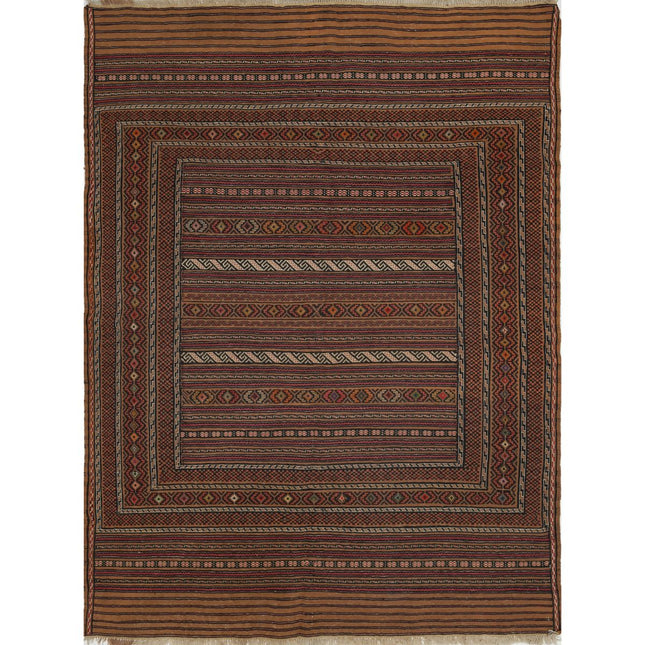Persian Kilim Hand-Woven Wool Kilim IVA0024526 - Natalia Rugs