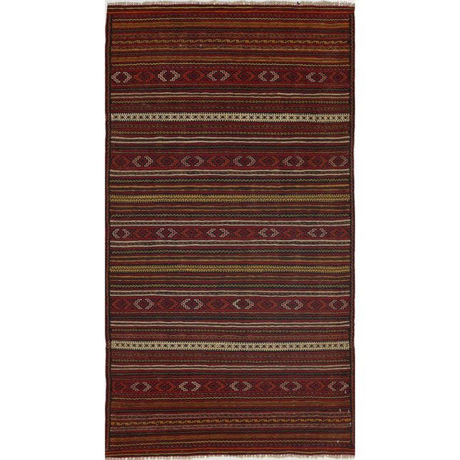 Persian Kilim Hand-Woven Wool Kilim IVA0024527 - Natalia Rugs
