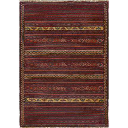 Persian Kilim Hand-Woven Wool Kilim IVA0024532 - Natalia Rugs