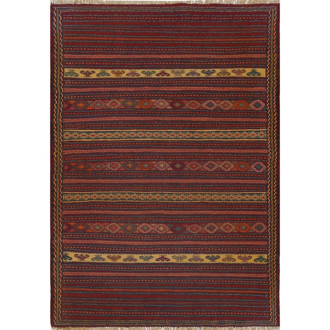 Persian Kilim Hand-Woven Wool Kilim IVA0024532 - Natalia Rugs