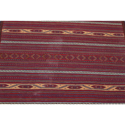 Persian Kilim 3' 4" X 5' 3" Wool Hand-Woven Kilim 3' 4" X 5' 3" (102 X 160) / Multi / Multi