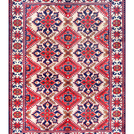 Revival 5' 0" X 6' 7" Hand Knotted Wool Rug 5' 0" X 6' 7" (152 X 201) / Taupe / Wool