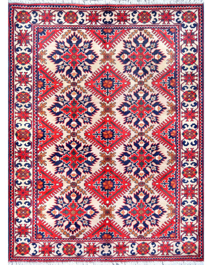 Revival 5' 0" X 6' 7" Hand Knotted Wool Rug 5' 0" X 6' 7" (152 X 201) / Taupe / Wool
