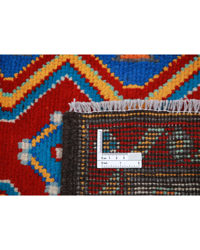 Revival 5' 0" X 6' 4" Hand Knotted Wool Rug 5' 0" X 6' 4" (152 X 193) / Red / Wool