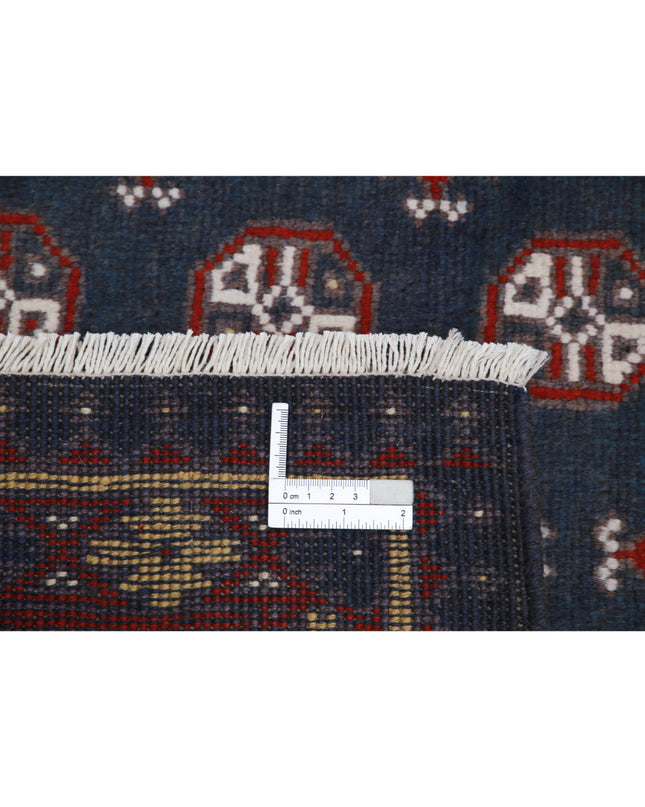 Revival 4' 1" X 5' 9" Hand Knotted Wool Rug 4' 1" X 5' 9" (124 X 175) / Blue / Wool