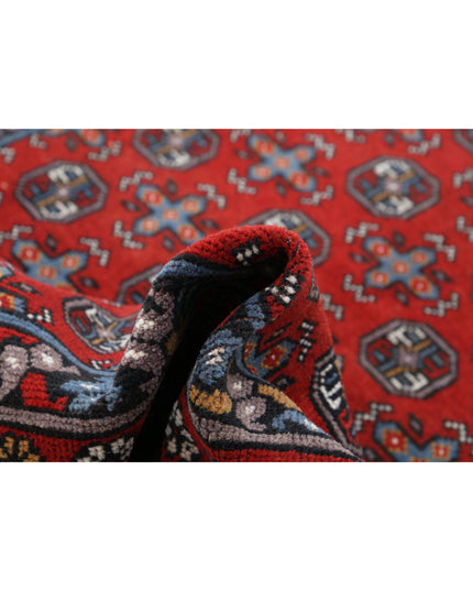 Revival 5' 0" X 6' 7" Hand Knotted Wool Rug 5' 0" X 6' 7" (152 X 201) / Red / Wool