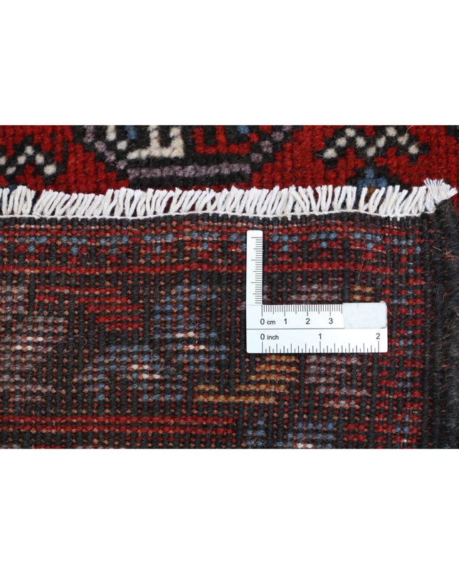 Revival 5' 0" X 6' 7" Hand Knotted Wool Rug 5' 0" X 6' 7" (152 X 201) / Red / Wool