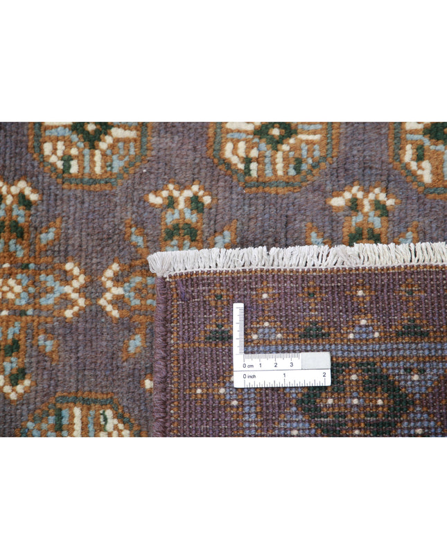 Revival 4' 11" X 6' 2" Hand Knotted Wool Rug 4' 11" X 6' 2" (150 X 188) / Purple / Wool