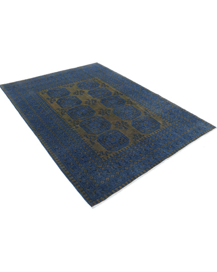 Revival 5' 8" X 7' 7" Hand Knotted Wool Rug 5' 8" X 7' 7" (173 X 231) / Green / Wool