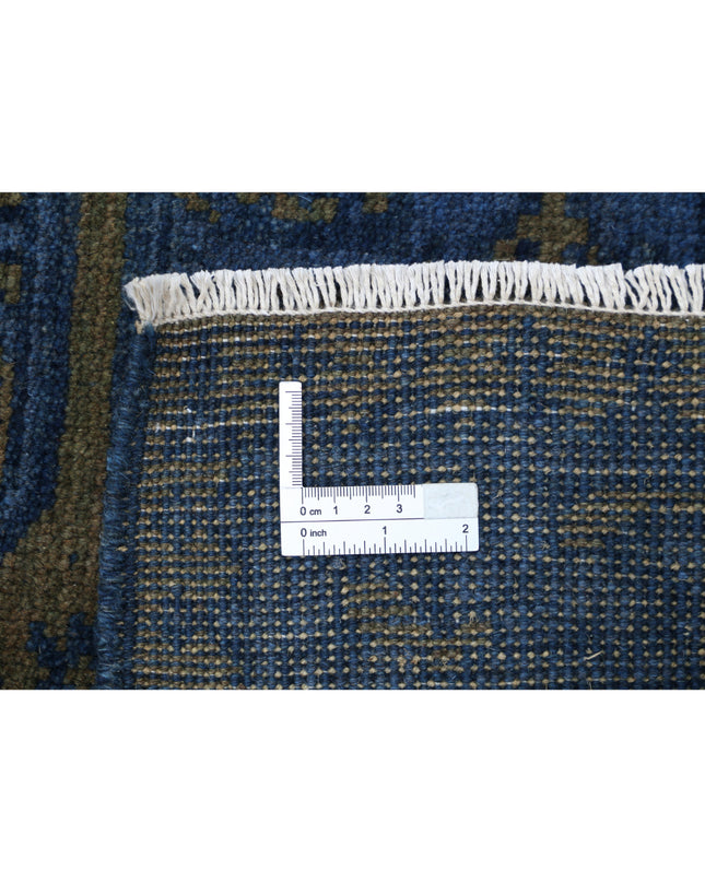 Revival 5' 8" X 7' 7" Hand Knotted Wool Rug 5' 8" X 7' 7" (173 X 231) / Green / Wool