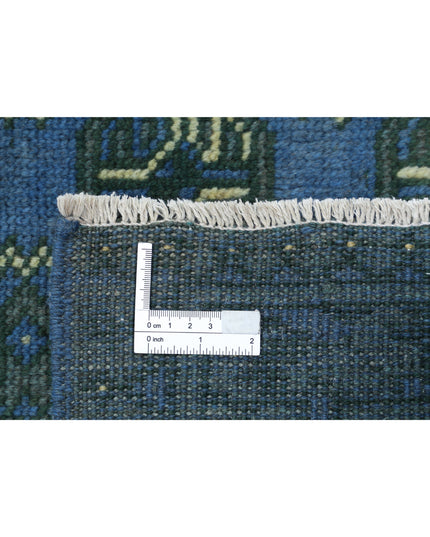 Revival 5' 5" X 7' 9" Hand Knotted Wool Rug 5' 5" X 7' 9" (165 X 236) / Blue / Wool