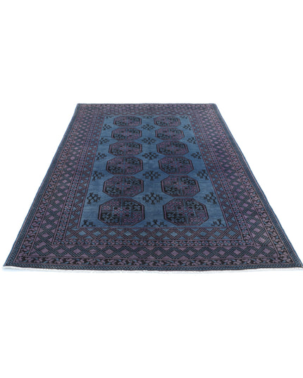Revival 5' 8" X 8' 2" Hand Knotted Wool Rug 5' 8" X 8' 2" (173 X 249) / Blue / Wool
