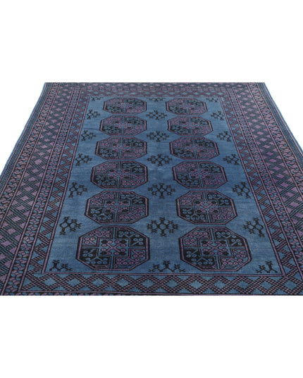Revival 5' 8" X 8' 2" Hand Knotted Wool Rug 5' 8" X 8' 2" (173 X 249) / Blue / Wool