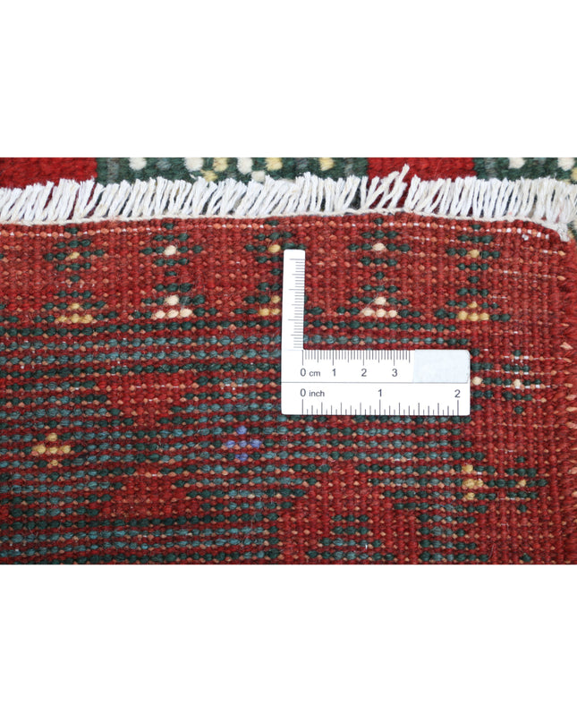 Revival 5' 5" X 7' 8" Hand Knotted Wool Rug 5' 5" X 7' 8" (165 X 234) / Red / Wool