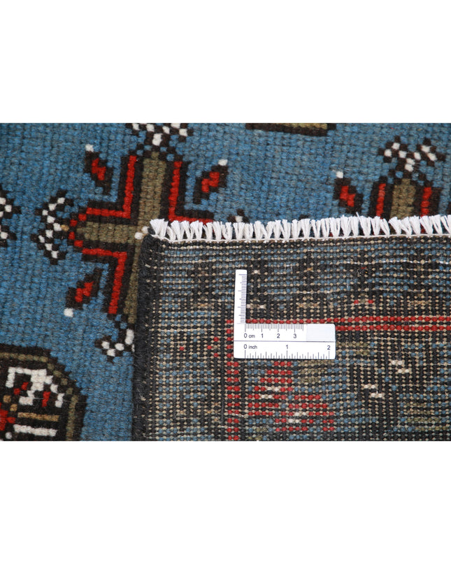 Revival 5' 7" X 7' 8" Hand Knotted Wool Rug 5' 7" X 7' 8" (170 X 234) / Blue / Wool