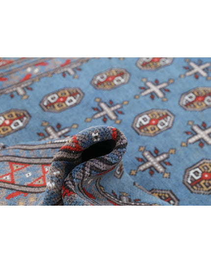 Revival 5' 7" X 8' 1" Hand Knotted Wool Rug 5' 7" X 8' 1" (170 X 246) / Blue / Wool