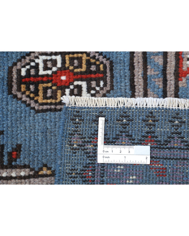 Revival 5' 7" X 8' 1" Hand Knotted Wool Rug 5' 7" X 8' 1" (170 X 246) / Blue / Wool