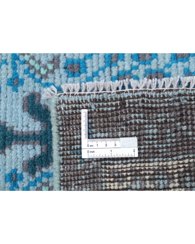 Revival 5' 3" X 8' 5" Hand Knotted Wool Rug 5' 3" X 8' 5" (160 X 257) / Blue / Wool