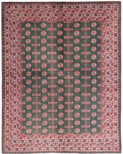 Revival 5' 11" X 7' 7" Hand Knotted Wool Rug 5' 11" X 7' 7" (180 X 231) / Green / Wool