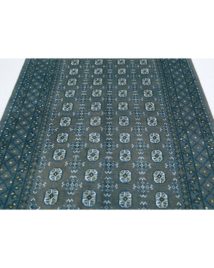 Revival 5' 7" X 7' 6" Hand Knotted Wool Rug 5' 7" X 7' 6" (170 X 229) / Grey / Wool