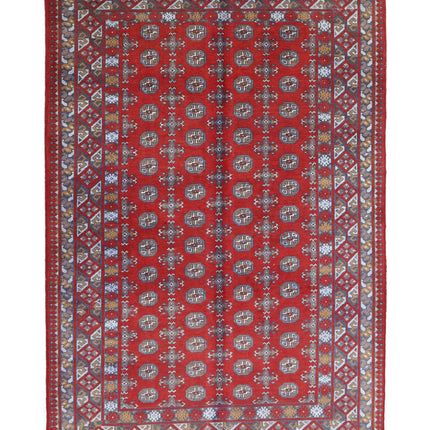 Revival 5' 3" X 7' 9" Hand Knotted Wool Rug 5' 3" X 7' 9" (160 X 236) / Red / Wool