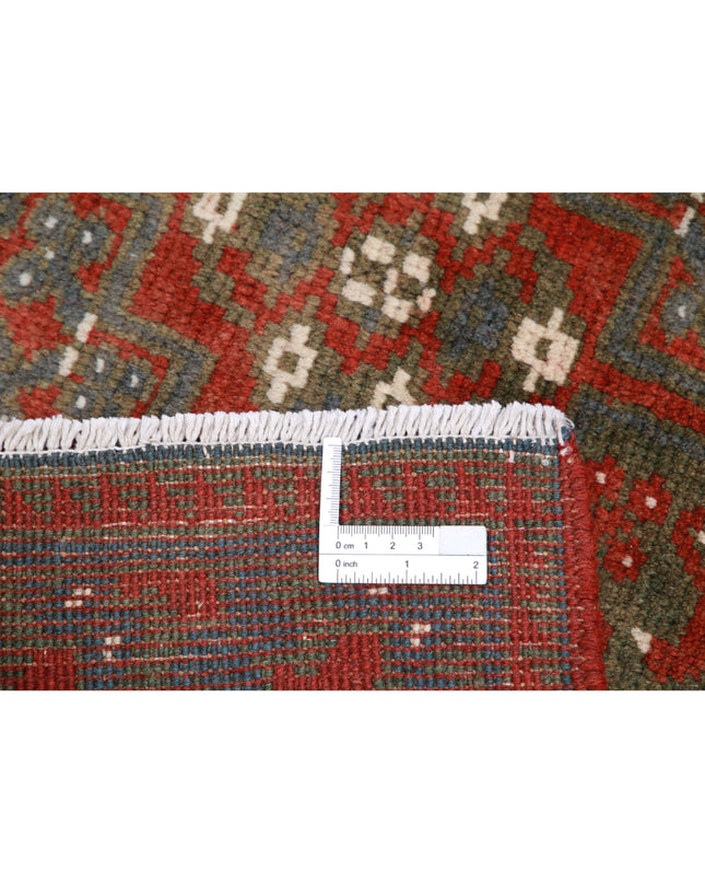 Revival 6' 8" X 9' 4" Hand Knotted Wool Rug 6' 8" X 9' 4" (203 X 284) / Red / Wool