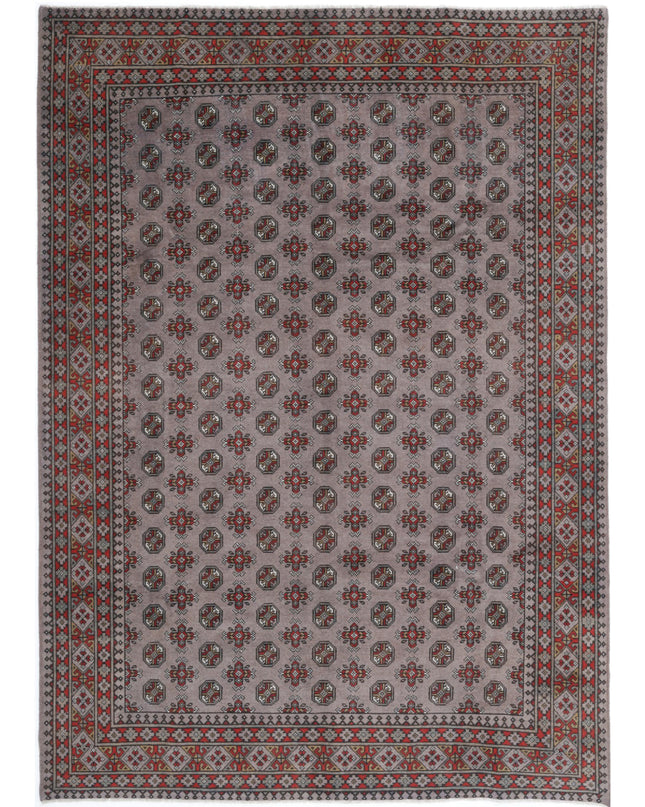 Revival 6' 7" X 9' 4" Hand Knotted Wool Rug 6' 7" X 9' 4" (201 X 284) / Grey / Wool