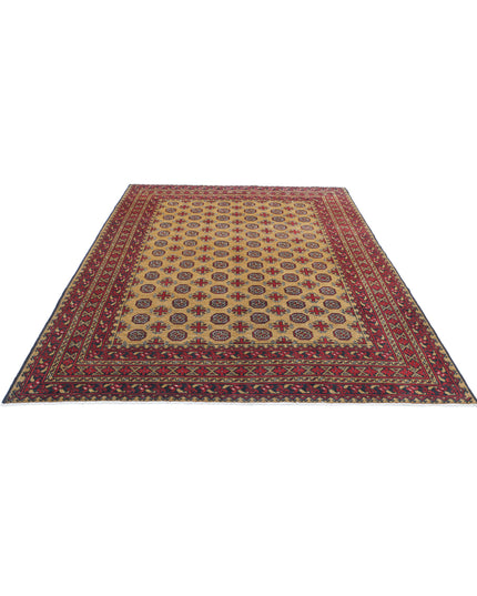 Revival 6' 8" X 9' 4" Hand Knotted Wool Rug 6' 8" X 9' 4" (203 X 284) / Gold / Wool