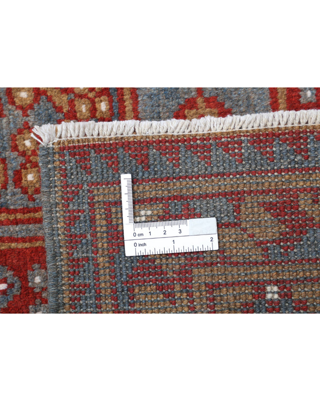 Revival 6' 8" X 9' 5" Hand Knotted Wool Rug 6' 8" X 9' 5" (203 X 287) / Grey / Wool