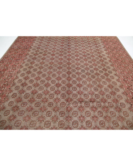 Revival 9' 11" X 12' 3" Hand Knotted Wool Rug 9' 11" X 12' 3" (302 X 373) / Taupe / Wool
