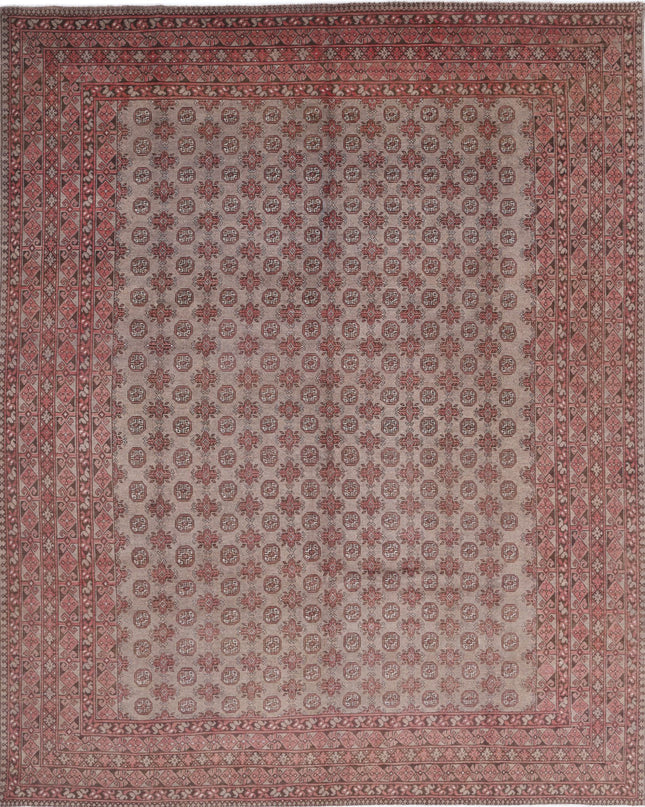 Revival 9' 11" X 12' 3" Hand Knotted Wool Rug 9' 11" X 12' 3" (302 X 373) / Taupe / Wool