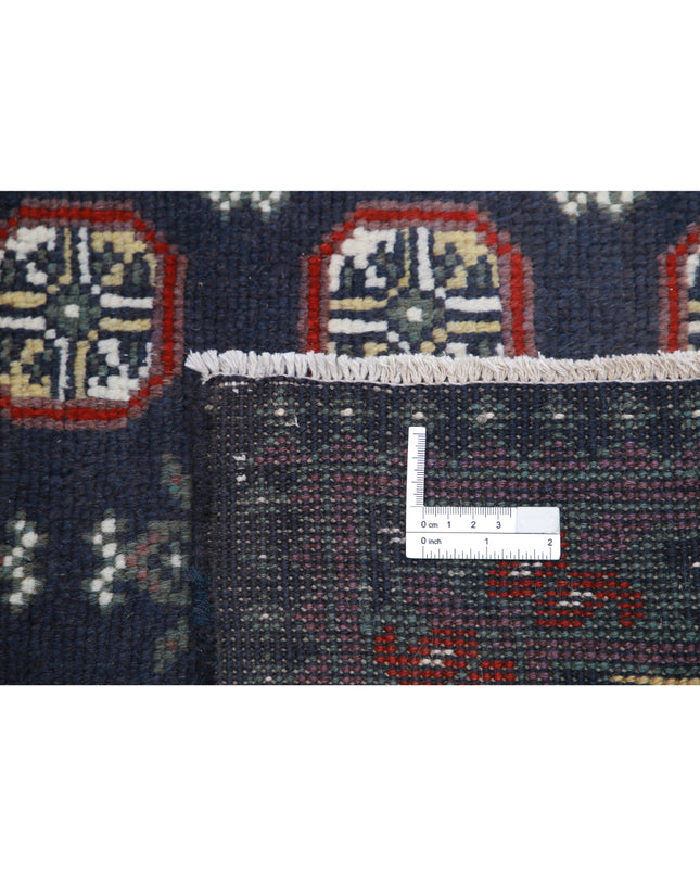 Revival 6' 5" X 9' 4" Hand Knotted Wool Rug 6' 5" X 9' 4" (196 X 284) / Blue / Wool