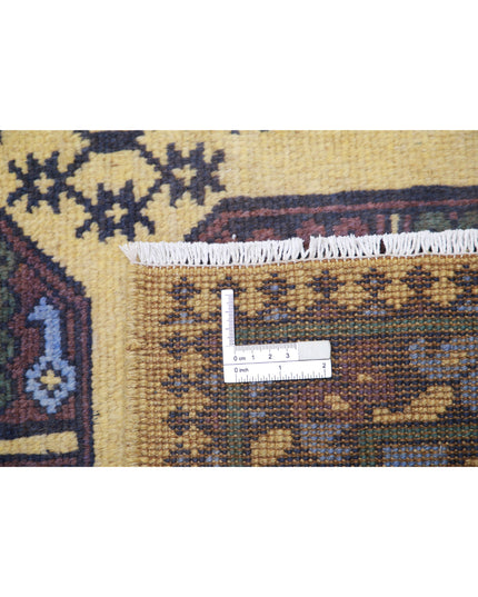 Revival 6' 7" X 9' 3" Hand Knotted Wool Rug 6' 7" X 9' 3" (201 X 282) / Gold / Wool