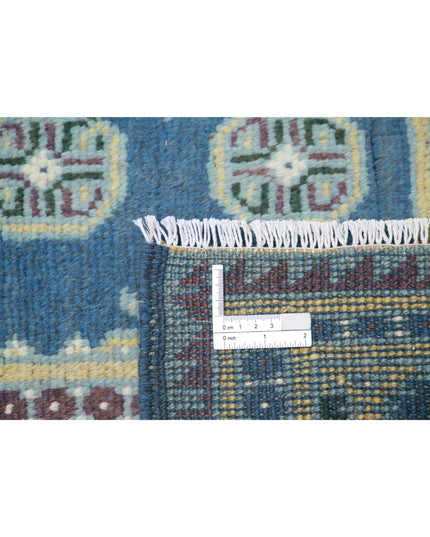 Revival 6' 6" X 9' 4" Hand Knotted Wool Rug 6' 6" X 9' 4" (198 X 284) / Blue / Wool