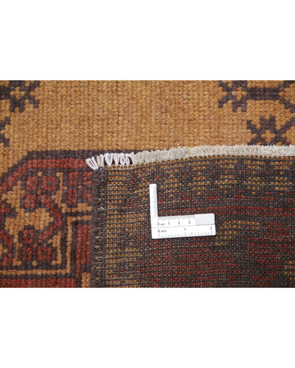 Revival 6' 4" X 9' 3" Hand Knotted Wool Rug 6' 4" X 9' 3" (193 X 282) / Gold / Wool