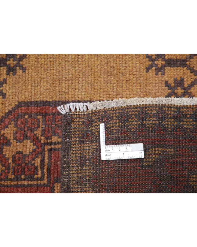 Revival 6' 4" X 9' 3" Hand Knotted Wool Rug 6' 4" X 9' 3" (193 X 282) / Gold / Wool