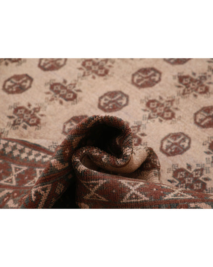 Revival 8' 2" X 10' 7" Hand Knotted Wool Rug 8' 2" X 10' 7" (249 X 322) / Brown / Wool