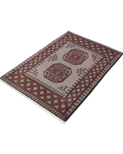 Revival 2' 7" X 3' 10" Hand Knotted Wool Rug 2' 7" X 3' 10" (79 X 117) / Grey / Wool