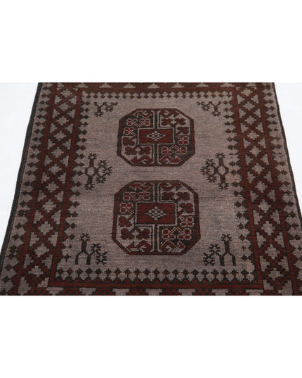 Revival 2' 7" X 3' 10" Hand Knotted Wool Rug 2' 7" X 3' 10" (79 X 117) / Grey / Wool