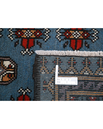 Revival 6' 7" X 9' 8" Hand Knotted Wool Rug 6' 7" X 9' 8" (201 X 295) / Blue / Wool