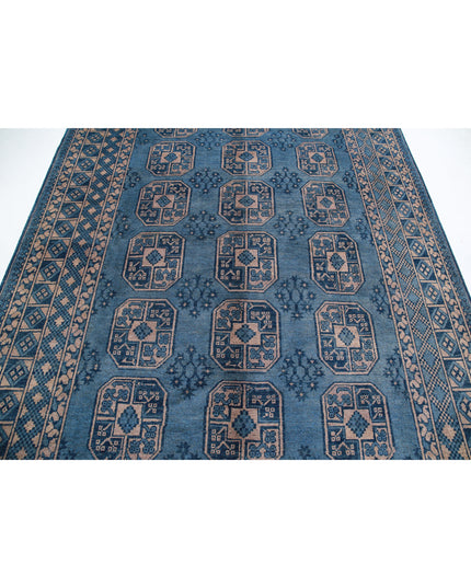 Revival 6' 8" X 9' 5" Hand Knotted Wool Rug 6' 8" X 9' 5" (203 X 287) / Blue / Wool
