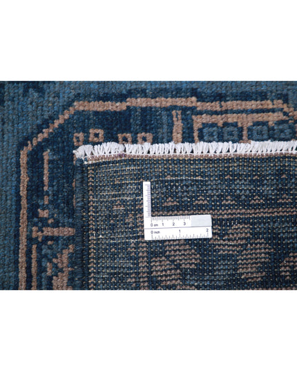 Revival 6' 8" X 9' 5" Hand Knotted Wool Rug 6' 8" X 9' 5" (203 X 287) / Blue / Wool