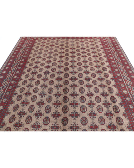 Revival 8' 2" X 10' 9" Hand Knotted Wool Rug 8' 2" X 10' 9" (249 X 328) / Taupe / Wool